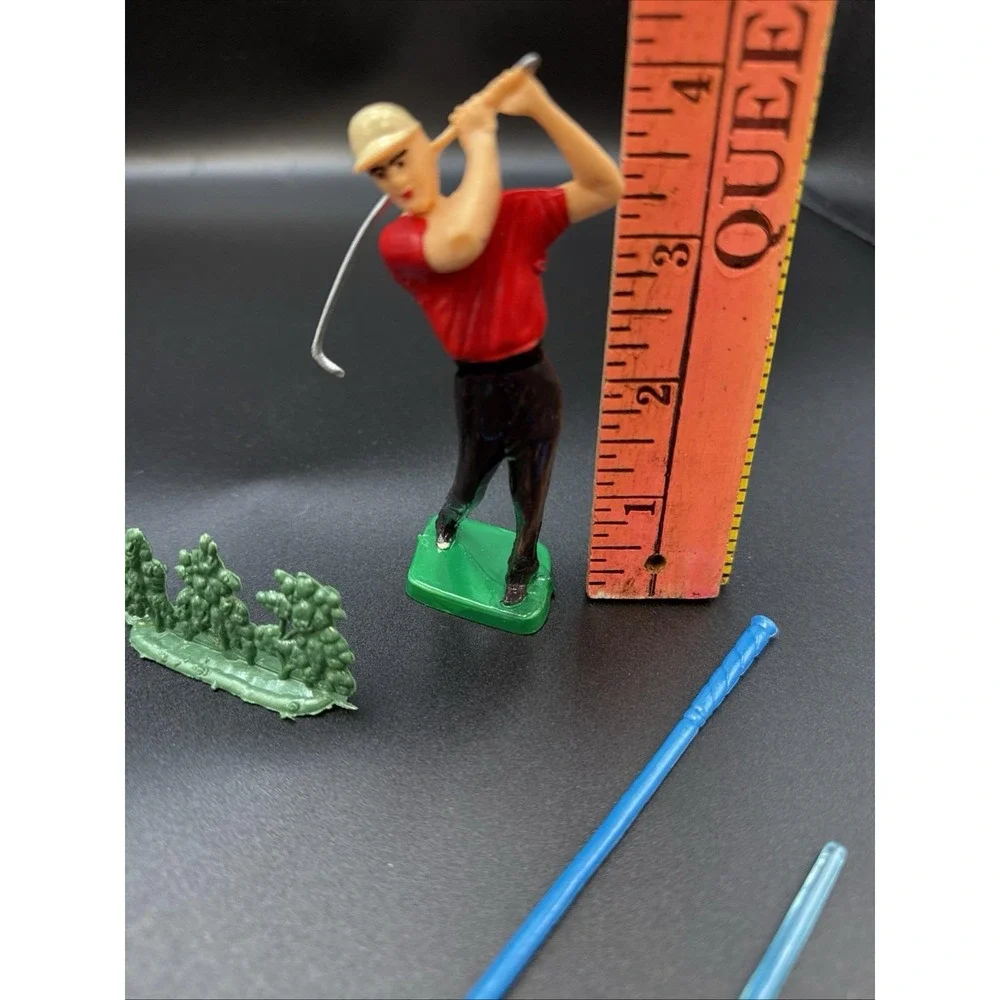 Vintage Golf Player Cake Topper Figures Made In Hong Kong‎